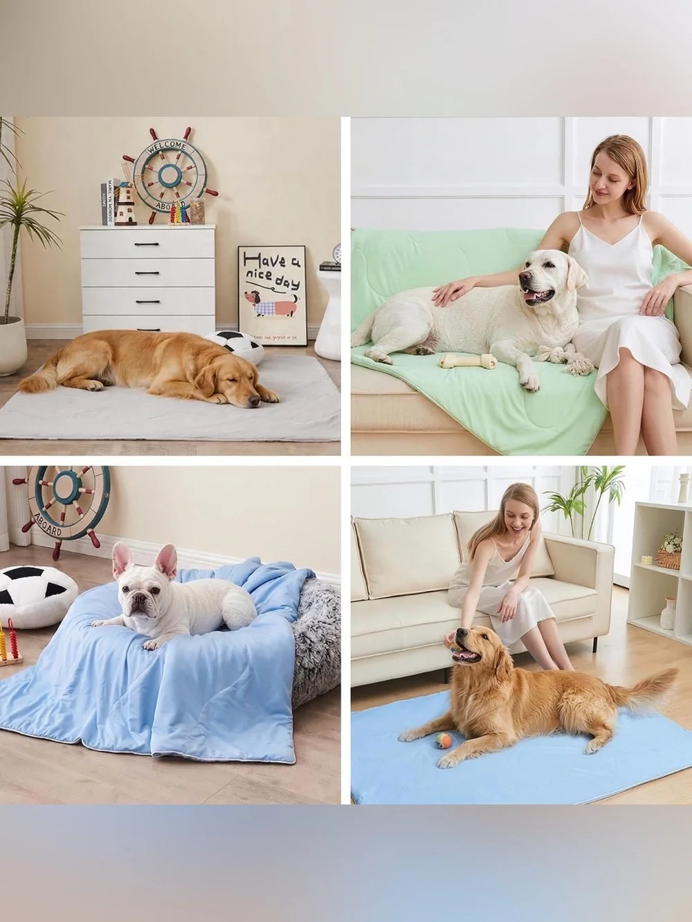 Cooling Blanket for Dogs, Dog Blanket for Large Dog